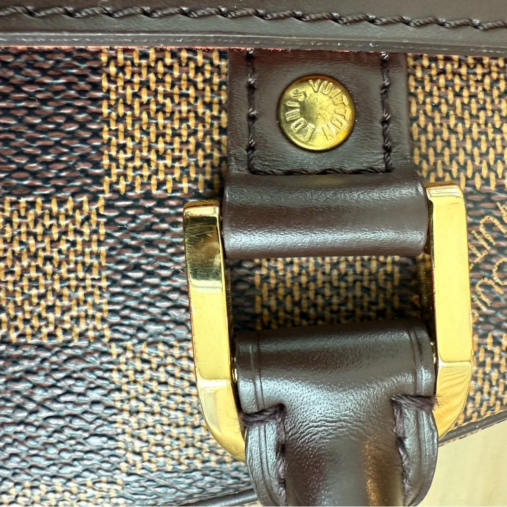 LOUIS VUITTON Authentic Nolita Ebene Boston Bag w/ LV dust bag & COA